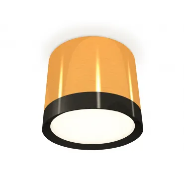 Комплект накладного светильника XS8121001 PYG/PBK золото желтое полированное/черный полированный GX53 (C8121, N8113)