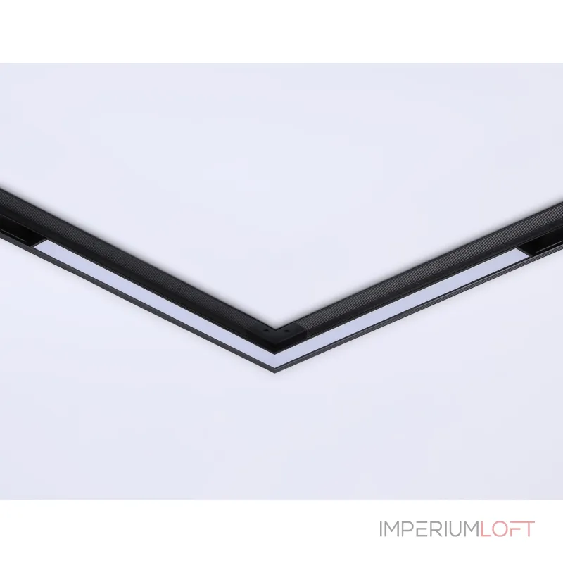 Светильник светодиодный угловой для шинопровода Magnetic GL3982 BK черный IP20 24W 4200K 48V 300*300*45 от NovaLamp