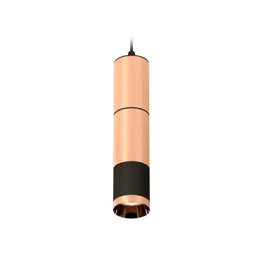 Комплект подвесного светильника XP6302010 PPG/SBK золото розовое полированное/черный песок MR16 GU5.3 (A2302, C6326, A2061, C6326, A2061, C6302, N6135) от NovaLamp