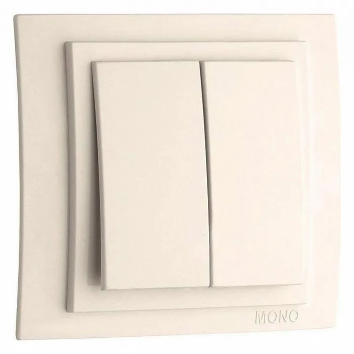 Выключатель одноклавишный Mono Electric Larissa 103-010125-100 от ImperiumLoft