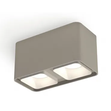 Комплект накладного светильника XS7852001 SGR/SWH серый песок/белый песок MR16 GU5.3 (C7852, N7701)