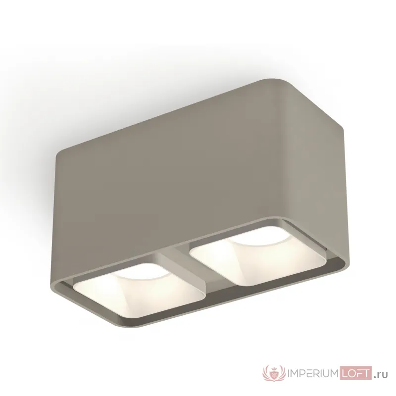 Комплект накладного светильника XS7852001 SGR/SWH серый песок/белый песок MR16 GU5.3 (C7852, N7701) от NovaLamp