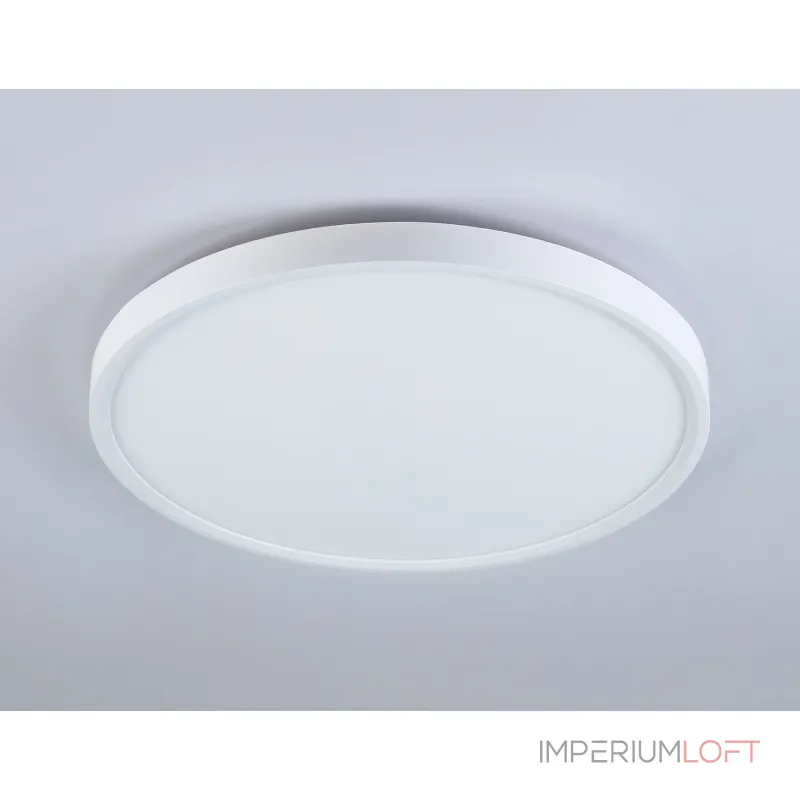 Потолочный светодиодный светильник FZ3001 WH белый IP44 24W+10W 6400+6400К D290*40 (Без ПДУ) от NovaLamp