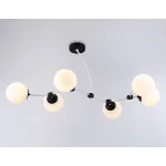 Подвесной светильник TR2552/6 WH/BK белый/черный E27/6 max 60W 1160*600*450 от NovaLamp