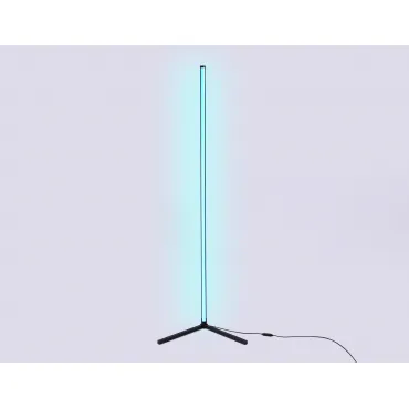 Светильник светодиодный напольный RGB с пультом FL8027 BK черный LED 20W RGB D32*1650 (ПДУ РАДИО 2.4G) от NovaLamp