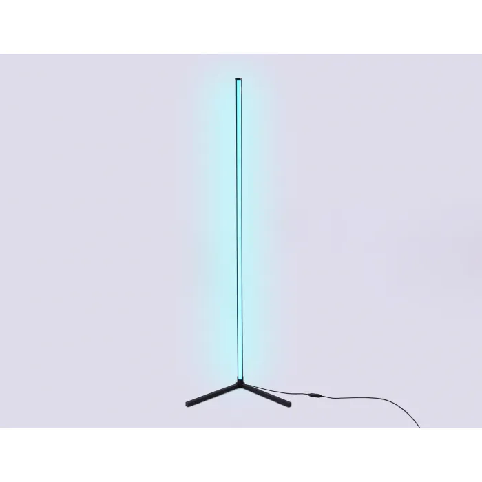 Светильник светодиодный напольный RGB с пультом FL8027 BK черный LED 20W RGB D32*1650 (ПДУ РАДИО 2.4G) от NovaLamp