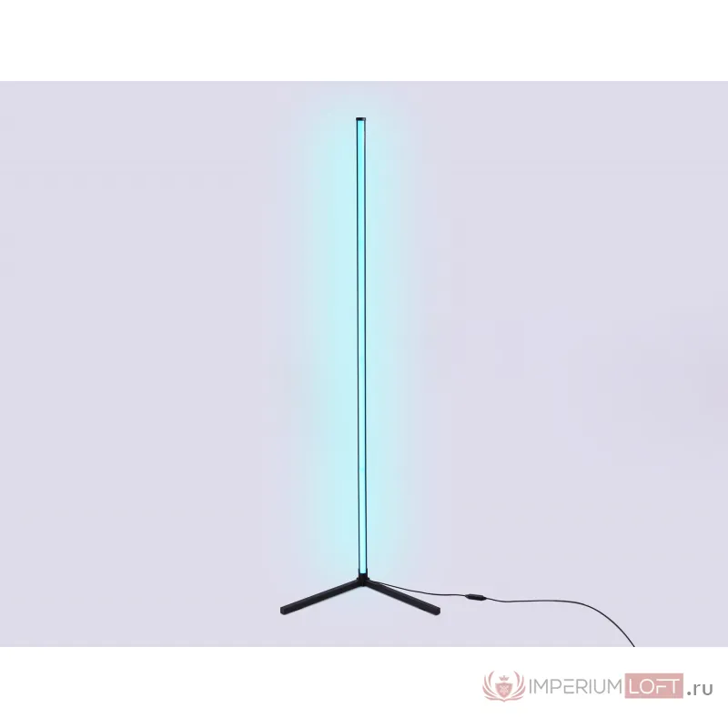 Светильник светодиодный напольный RGB с пультом FL8027 BK черный LED 20W RGB D32*1650 (ПДУ РАДИО 2.4G) от NovaLamp