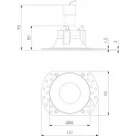 Встраиваемый светильник Elektrostandard Renzo a067528
