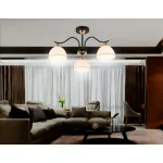 Подвесной светильник TR3161/3 BK/FGD черный/золото E27/3 max 60W D580*300 от NovaLamp