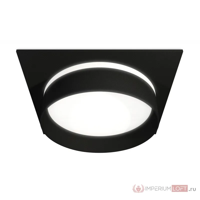 Комплект встраиваемого светильника XC8062020 SBK/FR черный песок/белый матовый GX53 (C8062, N8462) от NovaLamp