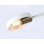Подвесной светильник со сменной лампой TR8222/2 WH/SB белый/бронза E27/2 max 40W 510*165*190 от NovaLamp