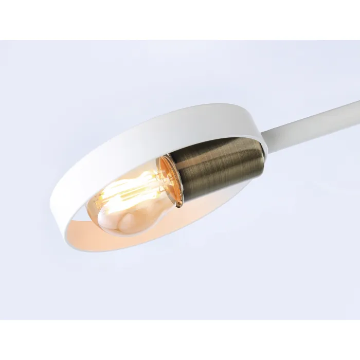 Подвесной светильник со сменной лампой TR8222/2 WH/SB белый/бронза E27/2 max 40W 510*165*190 от NovaLamp
