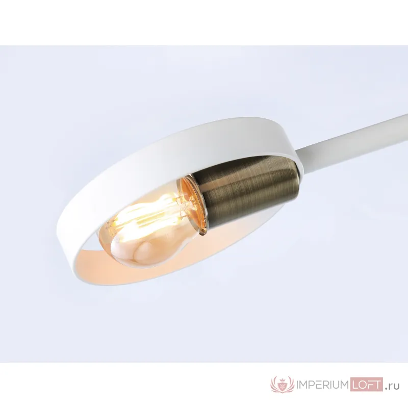 Подвесной светильник со сменной лампой TR8222/2 WH/SB белый/бронза E27/2 max 40W 510*165*190 от NovaLamp