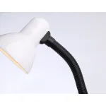 Светильник настольный с выключателем DE7701 WH белый E27 max 40W от NovaLamp Светильник настольный с выключателем DE7701 WH белый E27 max 40W от NovaLamp