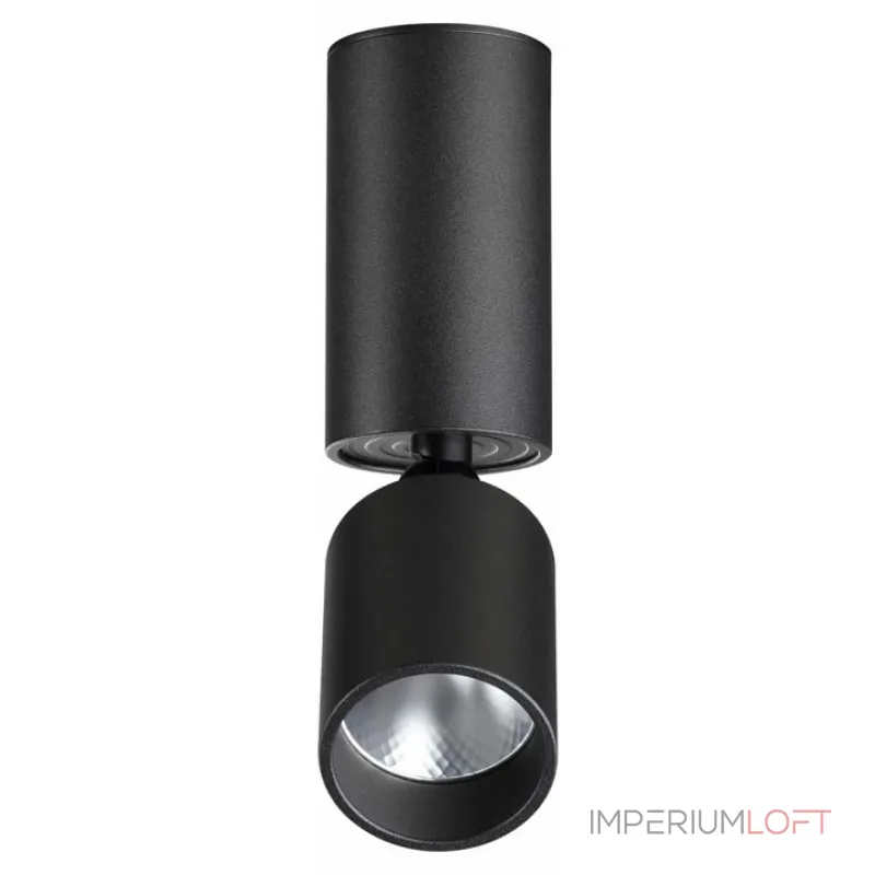 Светильник накладной светодиодный IP20 LED 5W 85-265V 3000K 600Лм TUBO 359315 OVER NT24 000 Черный