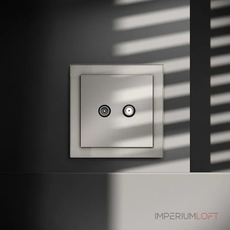 ТВ-розетка и SAT-розетка оконечная без рамки Voltum S70 VLS060403 от ImperiumLoft