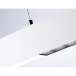 Подвесной светодиодный светильник FL5965 WH белый 48W 4200K 1200*35*1305 (Без ПДУ) от NovaLamp