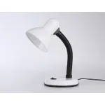 Светильник настольный с выключателем DE7701 WH белый E27 max 40W от NovaLamp Светильник настольный с выключателем DE7701 WH белый E27 max 40W от NovaLamp