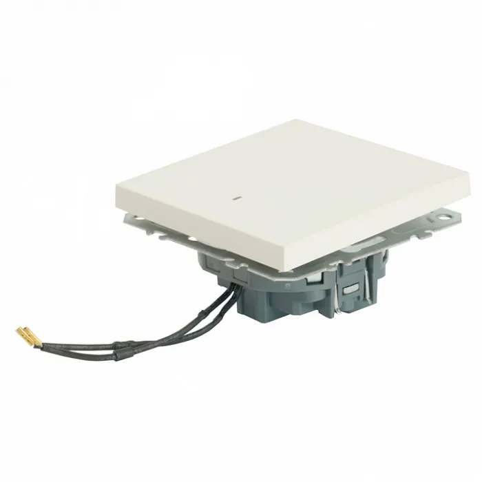 Выключатель одноклавишный с подсветкой без рамки Stekker RSW10-5101-01 49863 от ImperiumLoft