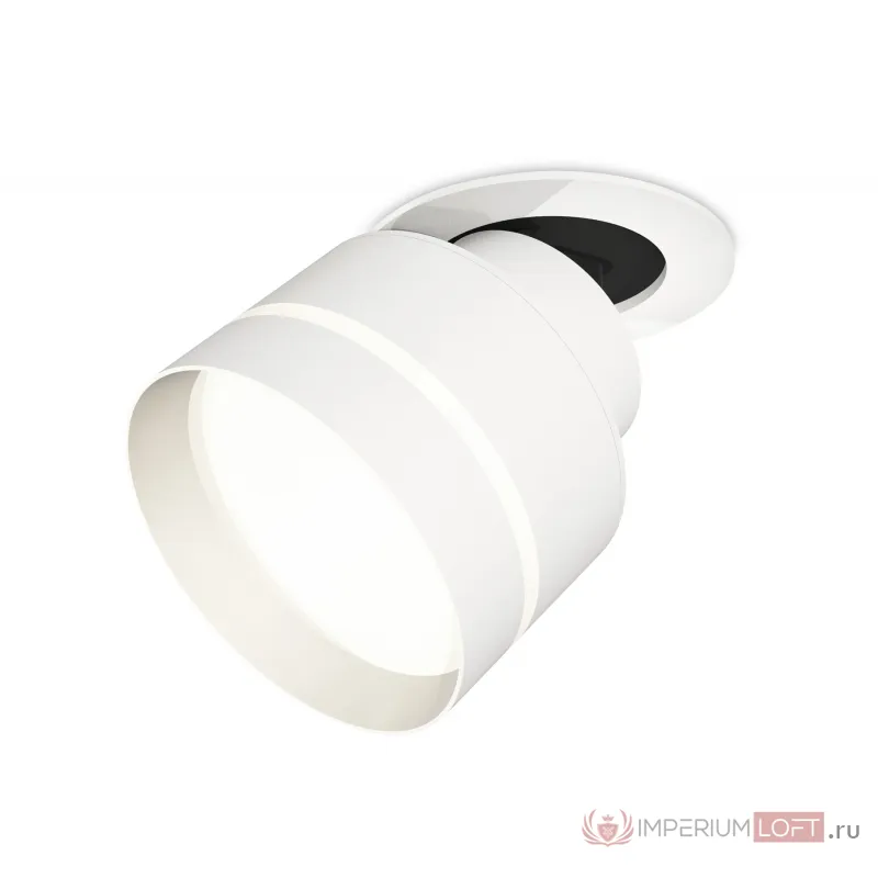Комплект встраиваемого поворотного светильника с акрилом XM8101525 SWH/FR белый песок/белый матовый GX53 (A2241, A2105, C8101, N8461) от NovaLamp