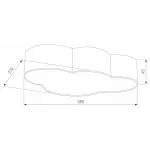 Накладной светильник TK Lighting Cloud 4964 Cloud от ImperiumLoft