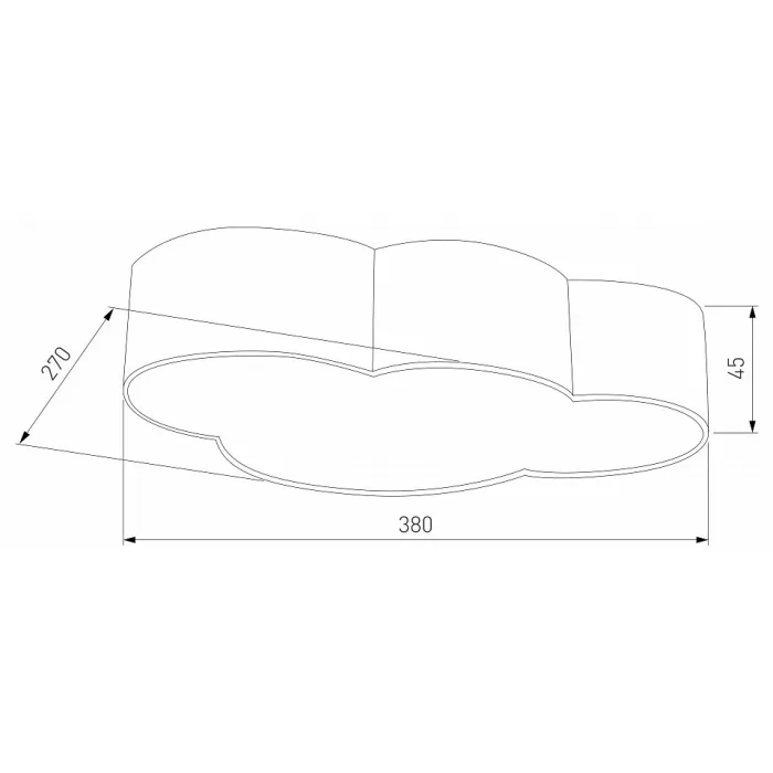 Накладной светильник TK Lighting Cloud 4964 Cloud от ImperiumLoft