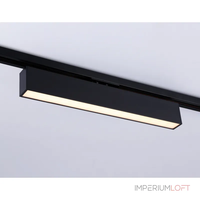 Светильник светодиодный трековый GL6775 BK черный LED 24W 3000K 600*22*48 от NovaLamp