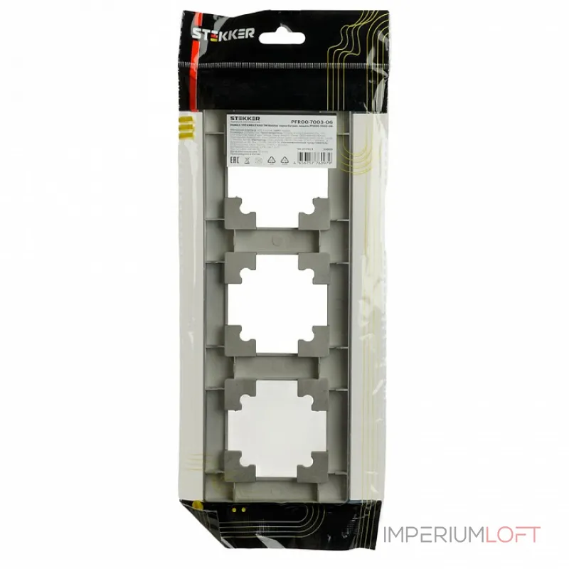 Рамка на 3 поста Stekker PFR00-7003-06 39809 от ImperiumLoft