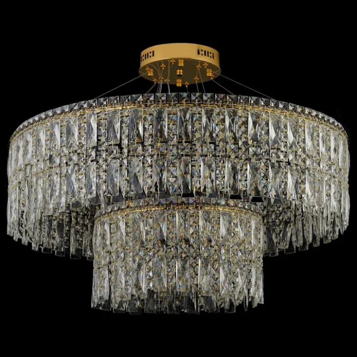 Подвесная люстра Arti Lampadari Ovindoli Gold Ovindoli L 1.5.80+40.100 G от ImperiumLoft