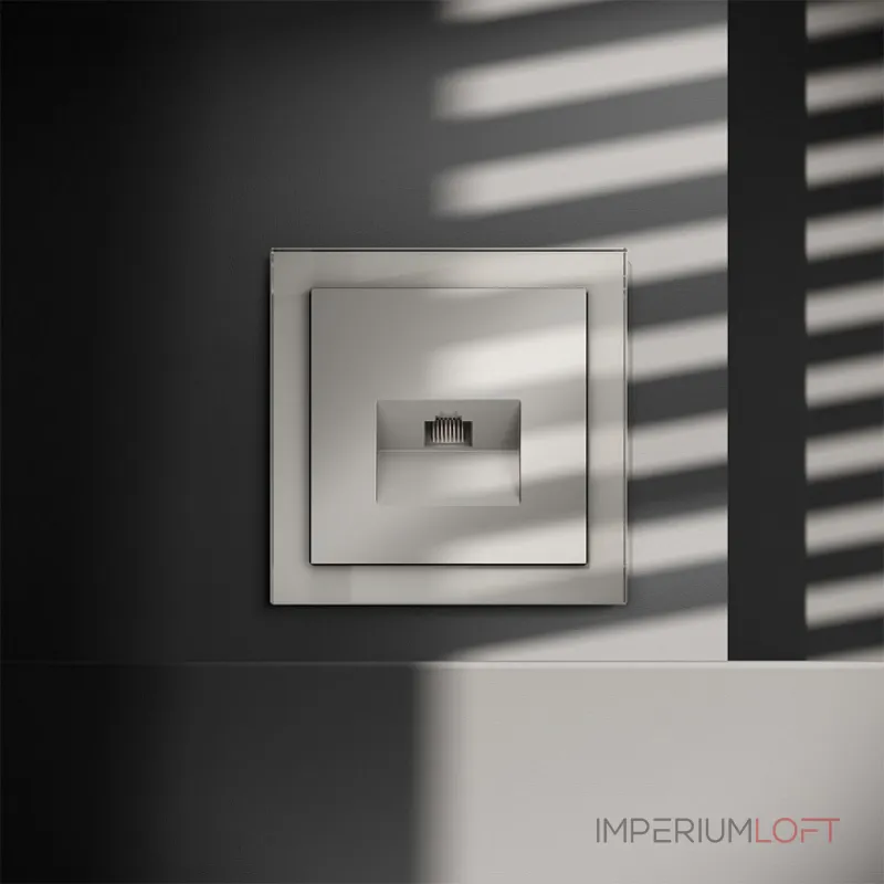 Розетка Ethernet RJ-45 без рамки Voltum S70 VLS060103 от ImperiumLoft