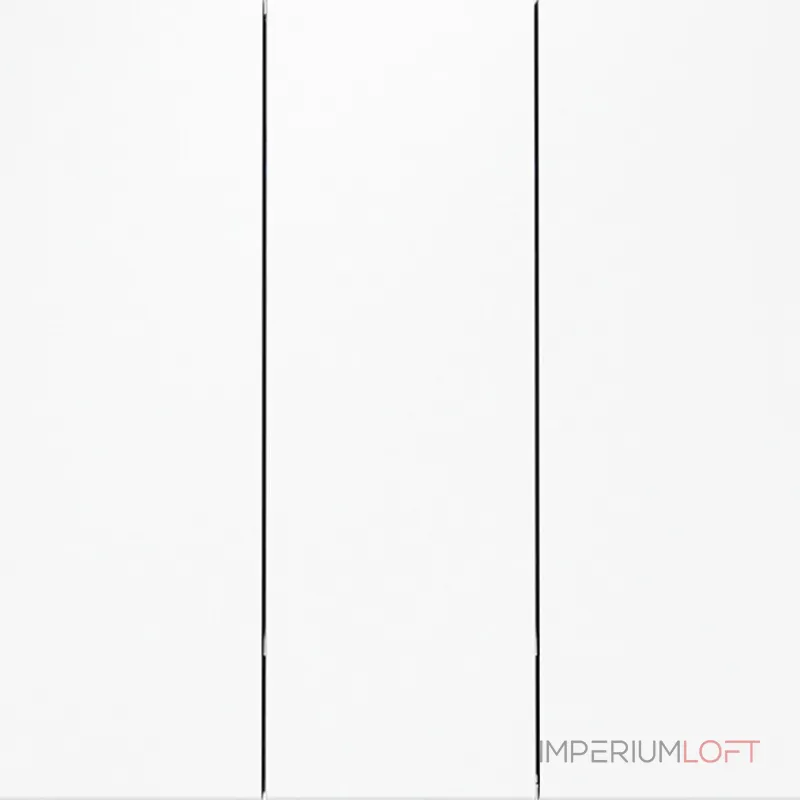 Выключатель трехклавишный без рамки Voltum S70 VLS030102 от ImperiumLoft