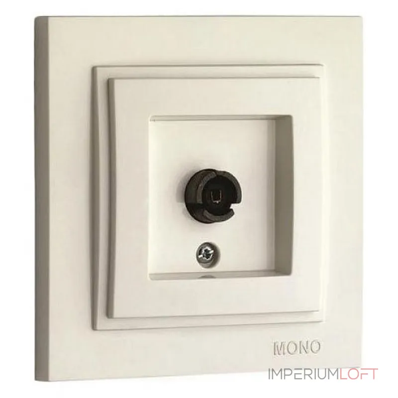 ТВ-розетка без рамки Mono Electric Despina / Larissa 500-000105-138