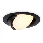 Светильник встраиваемый G10123 BK черный GX53 max 12W D120*48 от NovaLamp