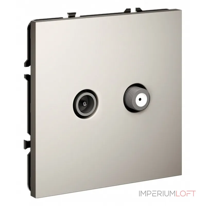 ТВ-розетка и SAT-розетка оконечная без рамки Voltum S70 VLS060403 от ImperiumLoft