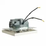 Выключатель одноклавишный с подсветкой без рамки Stekker RSW10-5101-01 49863 от ImperiumLoft