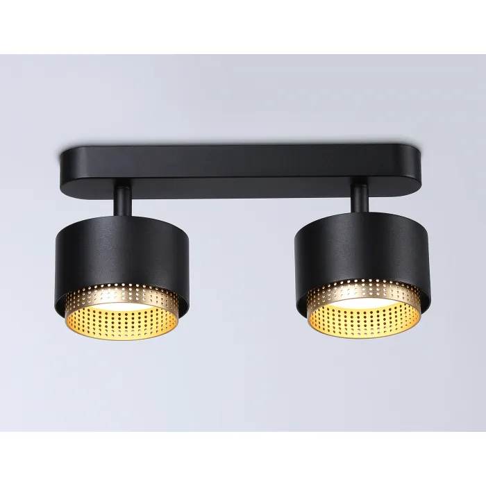 Светильник накладной TN71288/2 BK/GD черный/золото GX53/2 max 12W 270*95*137 от NovaLamp