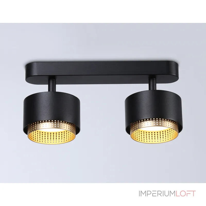 Светильник накладной TN71288/2 BK/GD черный/золото GX53/2 max 12W 270*95*137 от NovaLamp