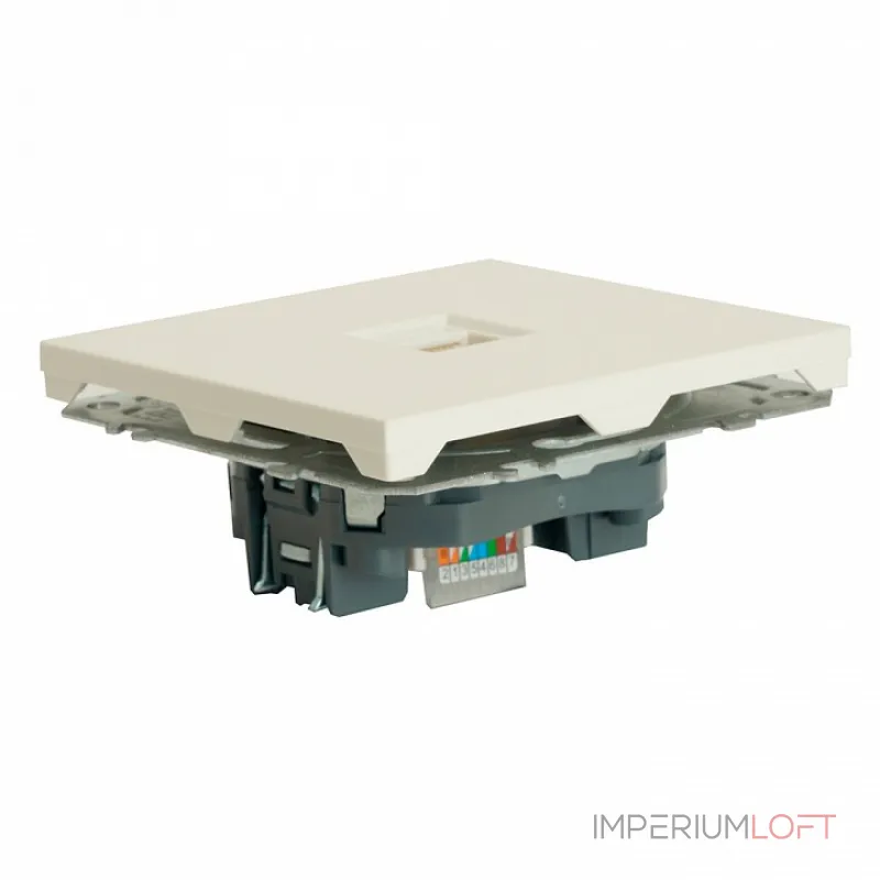 Розетка Ethernet RJ-45 без рамки Stekker RST00-5117-01 49873 Розетка Ethernet RJ-45 без рамки Stekker RST00-5117-01 49873
