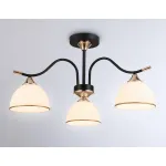 Подвесной светильник TR3161/3 BK/FGD черный/золото E27/3 max 60W D580*300 от NovaLamp