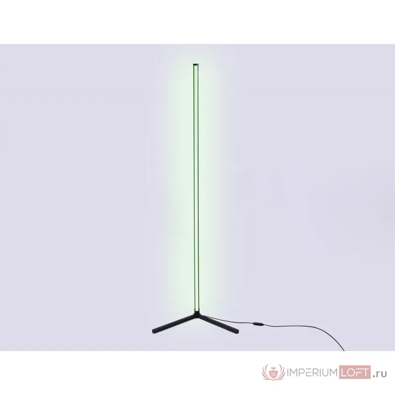 Светильник светодиодный напольный RGB с пультом FL8027 BK черный LED 20W RGB D32*1650 (ПДУ РАДИО 2.4G) от NovaLamp