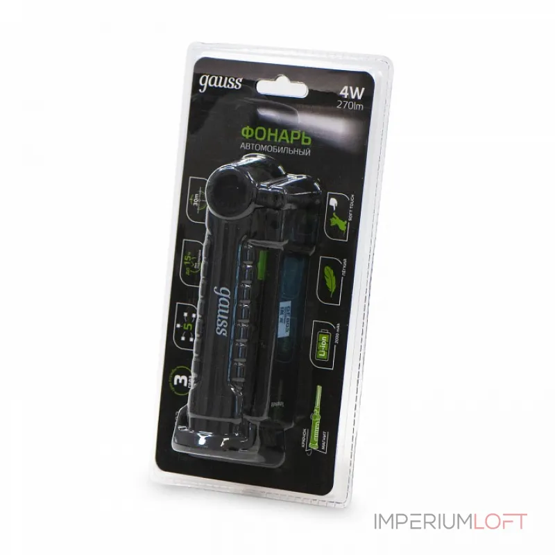 Фонарь автомобильный Gauss GF803 от ImperiumLoft Фонарь автомобильный Gauss GF803 от ImperiumLoft
