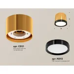 Комплект накладного светильника XS8121001 PYG/PBK золото желтое полированное/черный полированный GX53 (C8121, N8113) от NovaLamp