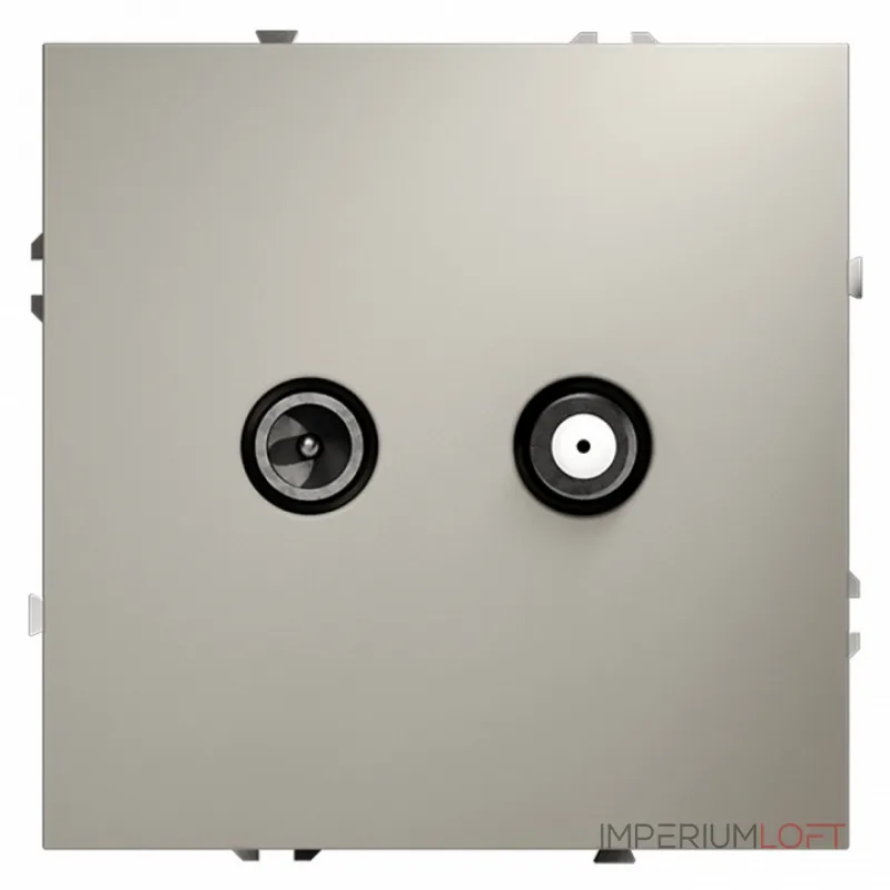 ТВ-розетка и SAT-розетка оконечная без рамки Voltum S70 VLS060403 от ImperiumLoft