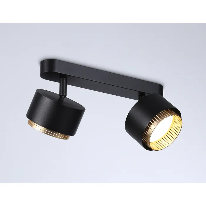 Светильник накладной TN71288/2 BK/GD черный/золото GX53/2 max 12W 270*95*137 от NovaLamp