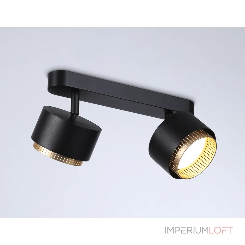 Светильник накладной TN71288/2 BK/GD черный/золото GX53/2 max 12W 270*95*137 от NovaLamp