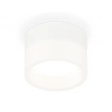 Комплект накладного светильника с акрилом XS8101015 SWH/FR белый песок/белый матовый GX53 (C8101, N8401)