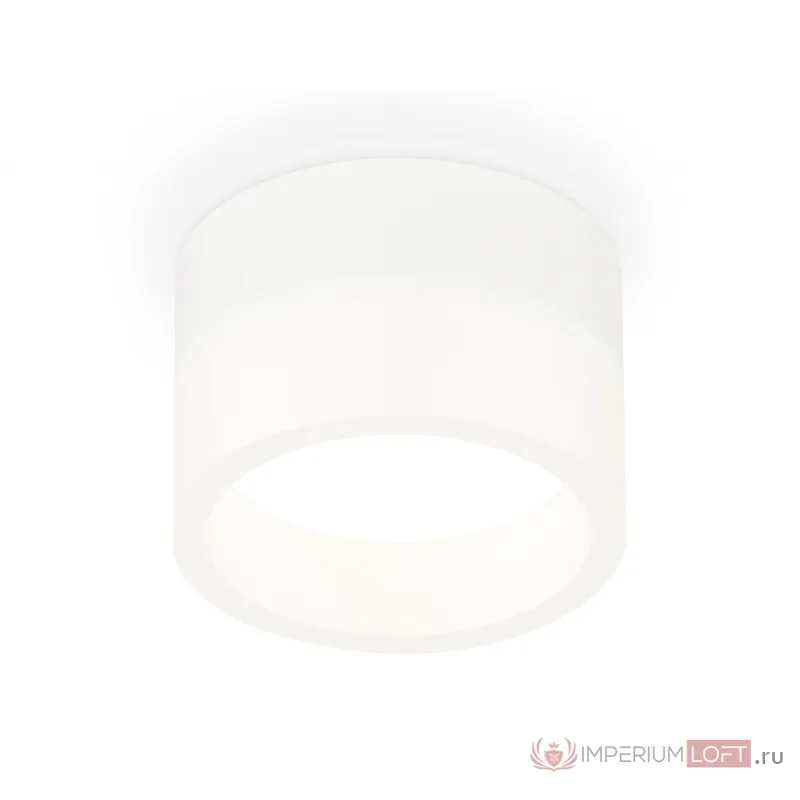 Комплект накладного светильника с акрилом XS8101015 SWH/FR белый песок/белый матовый GX53 (C8101, N8401) от NovaLamp