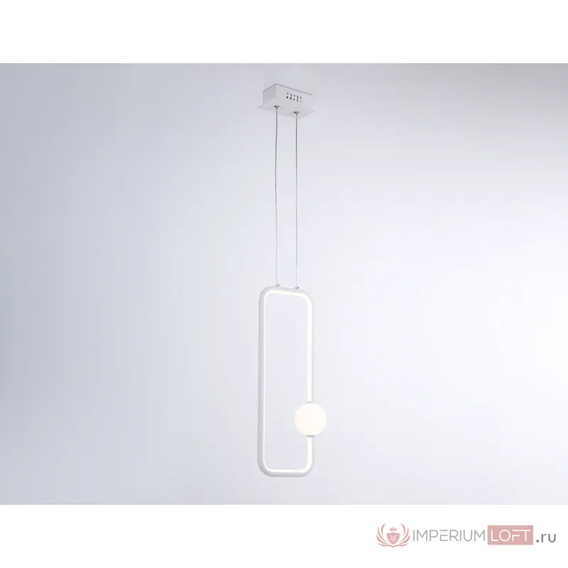 Подвесной светодиодный светильник FL66361 WH белый 19W 4200K 190*80*1000 от NovaLamp