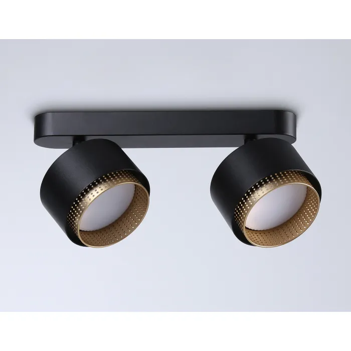 Светильник накладной TN71288/2 BK/GD черный/золото GX53/2 max 12W 270*95*137 от NovaLamp