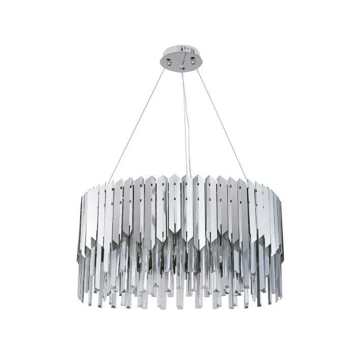 Подвесная люстра с хрусталем TR5285/6 CH/CL хром/прозрачный E14/6 max 40W D600*1100 от NovaLamp